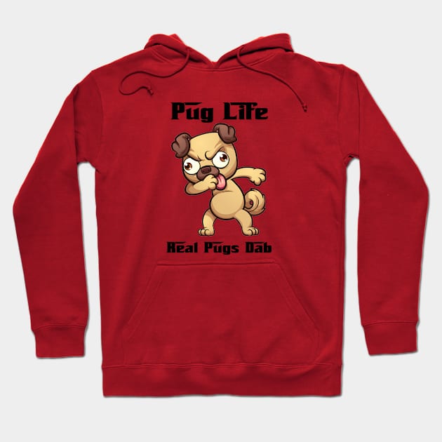 Funny Pug Life Dabbing Hoodie by pa2rok